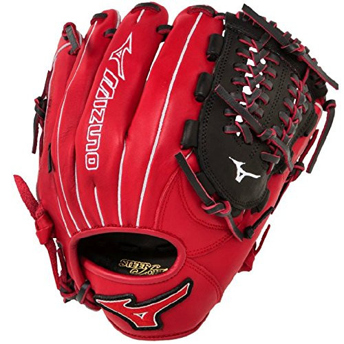 Mizuno GMVP1177PSE3 Baseball Glove 11.75 inch (Red-Black, Right