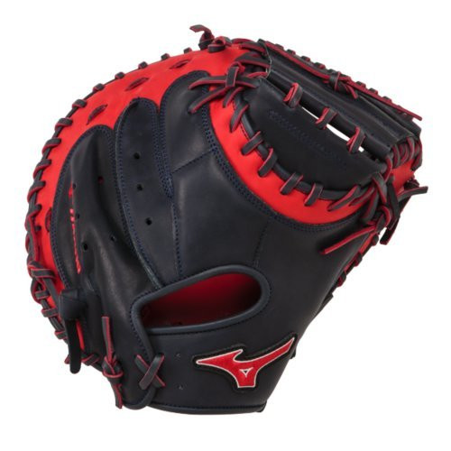 Mizuno GXC50PSE3 Catchers Mitt 34 inch MVP Prime (Navy-Red, Right
