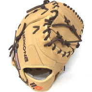 Nokona Alpha Baseball First Base Mitt 14U Tan 10.5 Rigth Hand Throw