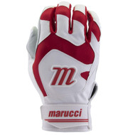 Marucci Signature Youth Batting Gloves Red Youth Large