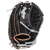 Rawlings Heart of The Hide Black Rose Gold Softball Glove Basket Web 12 inch Right Hand Throw