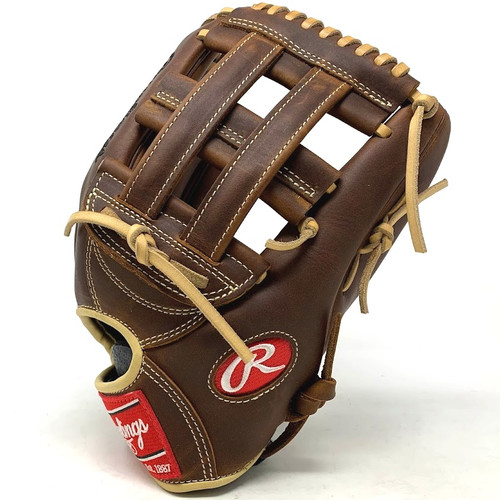 Rawlings Heart Of The Hide R2G Timberglaze Baseball Glove – 11.75" H-Web, Right-Hand Throw, Premium Steerhide