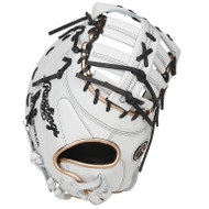 Rawlings Heart of the Hide First Base Softball Mitt 12.5 Modified Single Post Web Right Hand Throw