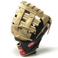 Rawlings Heart of the Hide R2G FM18 First Base Mitt 12.5 Black Camel Right Hand Throw