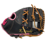 Gloveworks 11.25 Inch Pink Black Infield Baseball Glove Right Hand Throw