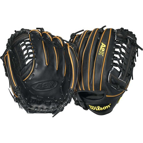 Wilson A2K BB4 CJW Pitcher Baseball Glove Black Tan 12 in (Right
