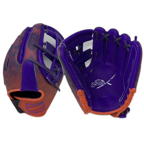 Rawlings Rev1x Baseball Glove 11.75 Purple FL12 Right Hand Throw