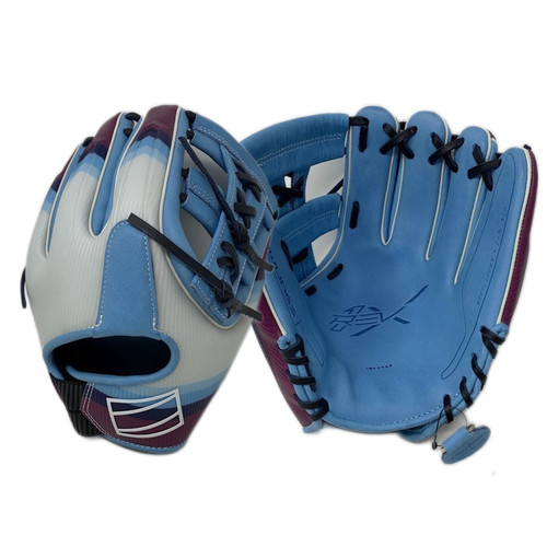 Rawlings Rev1x Baseball Glove 11.75 Columbia Blue FL12 Right Hand