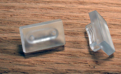 TennTex Glass Door Retainer Clips & Inserts, 3/32" Insert 50pcs bag HANDYCT