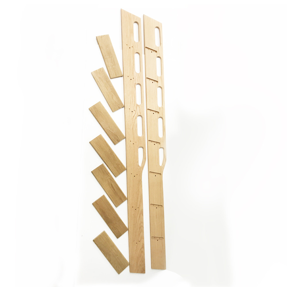 Wood Ladder, Library Ladder, Furniture Ladder ,Unassembled, Maple