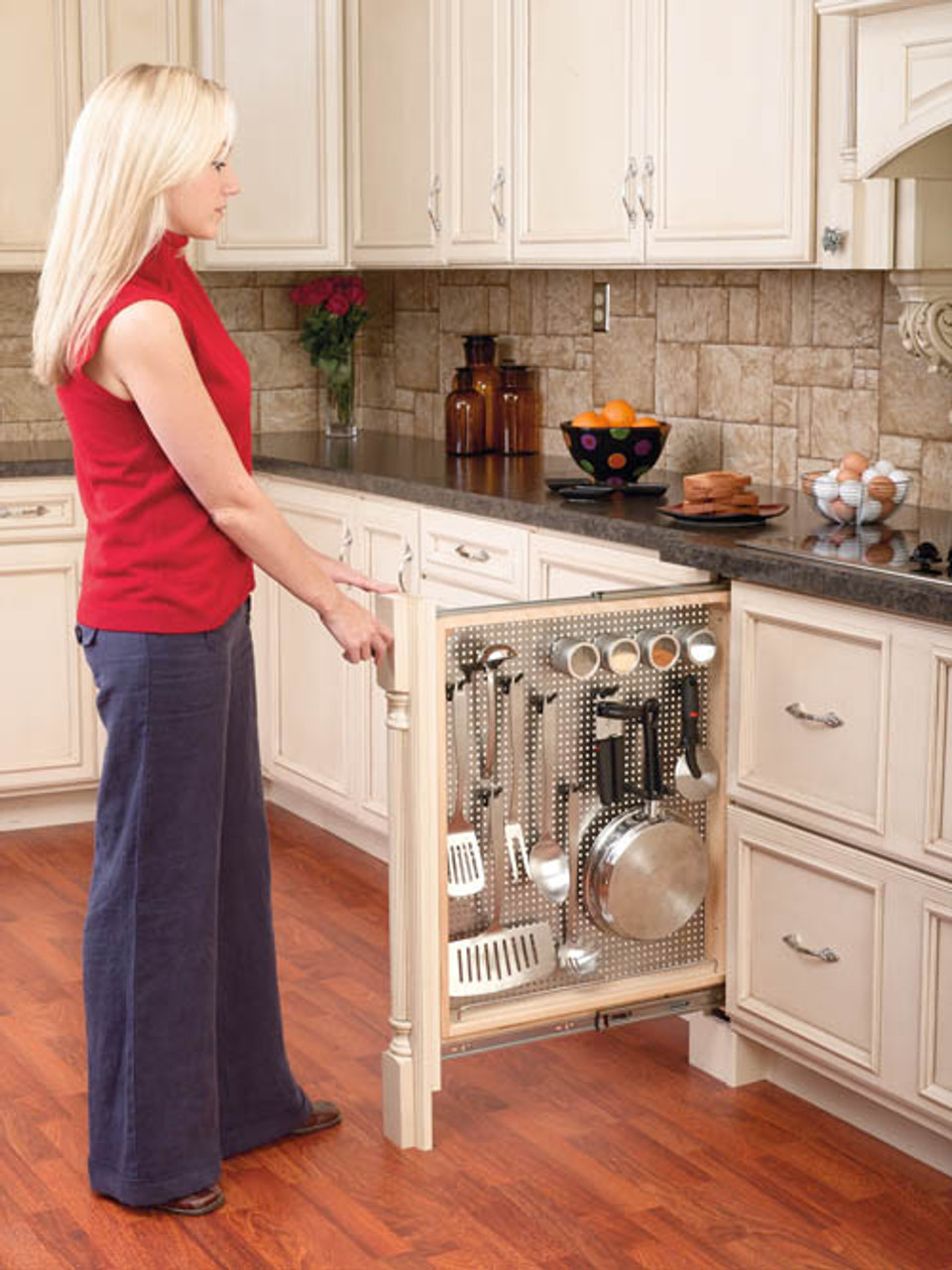 Upper Wall Cabinet Pullout Filler