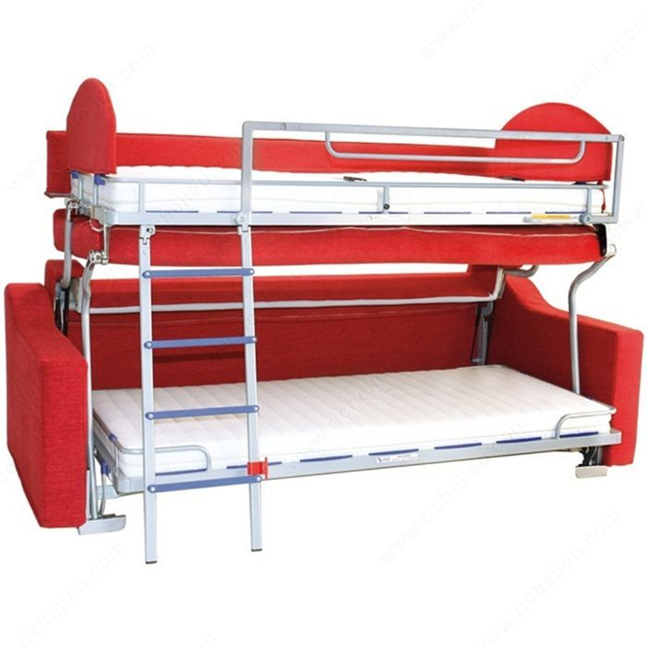 baas kunstmest Registratie Collapsible Foldable Bunk Bed Bank Bed video Frame Only -No upholstery  7'x3'x27" - HANDYCT