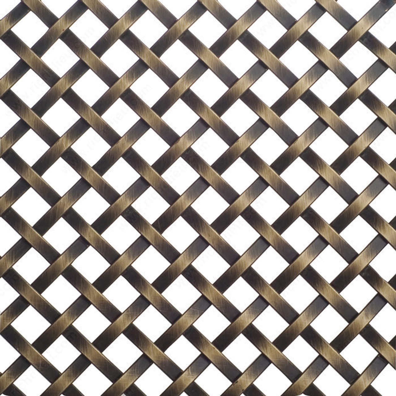 Decorative Wire Mesh, Finish Brass, Width - Overall Dimensions 36 in,  Projection - Overall Dimensions 48 in - HANDYCT