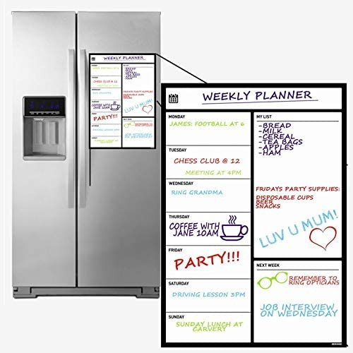 Flexible Whiteboard Fridge DryErase Home Office Reminder