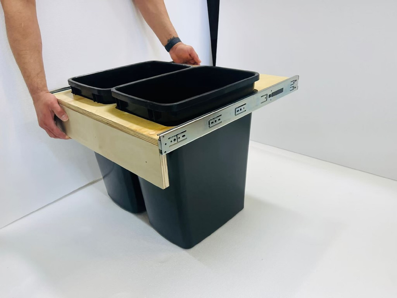 Trash PullOut System Choose Sizes Material and color HANDYCT