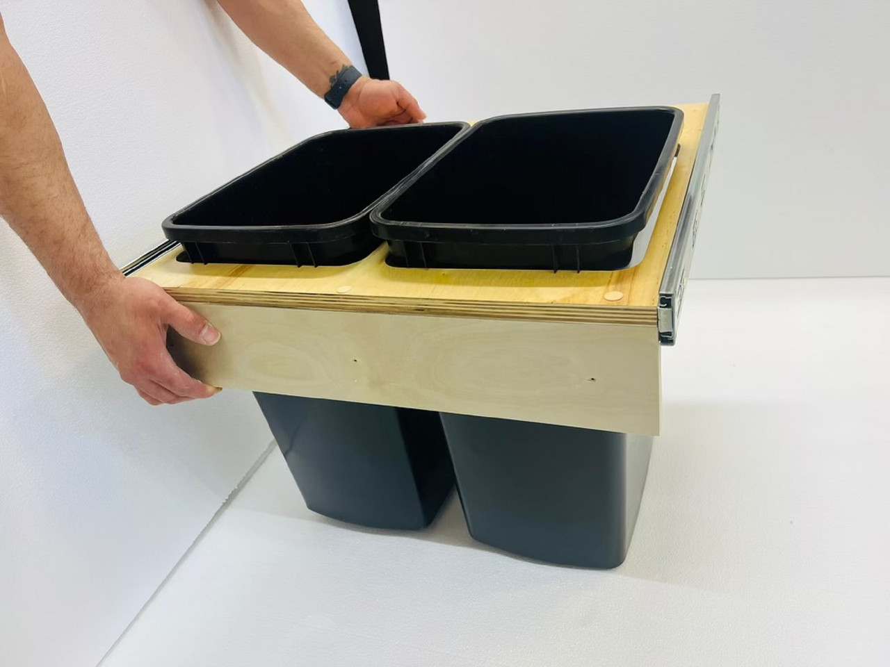 Trash PullOut System Choose Sizes Material and color HANDYCT