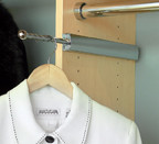 Telescopic Valet Rods, 12" Deep, Satin Nickel HANDYCT