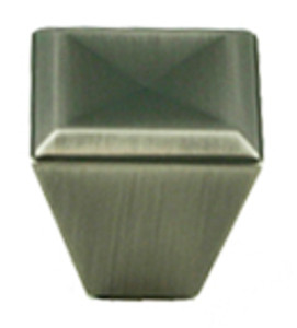 1-1/8" SQUARE, VINTAGE NICKEL FINISH 1-1/8" SQUARE, VINTAGE NICKEL FINISH