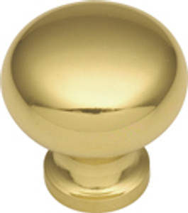 KNOB, 3/4" SOLID BRASS KNOB, 3/4" SOLID BRASS