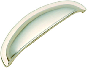 CUP PULL, 3" C/C, SATIN NICKEL CUP PULL, 3" C/C, SATIN NICKEL