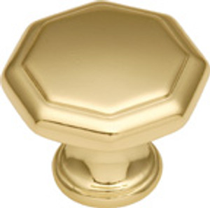 KNOB,1-1/4" BRIGHT BRASS KNOB,1-1/4" BRIGHT BRASS