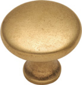 KNOB, 1-1/4"LUSTRE BRASS KNOB, 1-1/4"LUSTRE BRASS