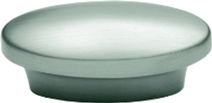 OVAL KNOB, 1" CC, STN NKL OVAL KNOB, 1" CC, STN NKL