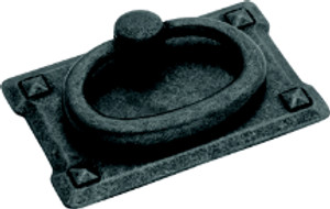 PULL RING W/PLATE BLACK ANT. PULL RING W/PLATE BLACK ANT.