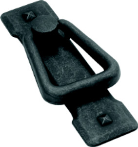 RING PULL W/PLATE ANT.BLACK