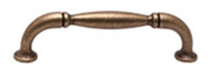 PULL, DULL ANTIQUE BRASS PULL, DULL ANTIQUE BRASS