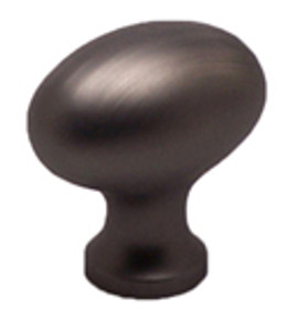 OVAL KNOB, BRUSHED TIN OVAL KNOB, BRUSHED TIN