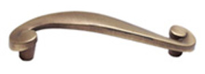 PULL,RUSTIC ANTIQUE BRASS,96MM