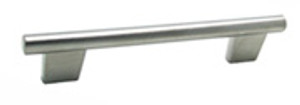 PULL, 128MM, ROUND BAR, BRUSHED NICKEL PULL, 128MM, ROUND BAR, BRUSHED NICKEL