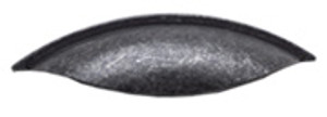 CUP PULL, 64MM, RUSTIC IRON CUP PULL, 64MM, RUSTIC IRON