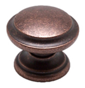 KNOB W/RING, 35MM, RUSTIC COPPER KNOB W/RING, 35MM, RUSTIC COPPER