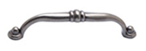 PULL, 128MM C/C, ANTIQUE PEWTER PULL, 128MM C/C, ANTIQUE PEWTER