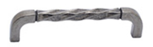 TWISTED PULL, 128MM, WEATHERED NICKEL TWISTED PULL, 128MM, WEATHERED NICKEL