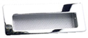 RECESSED PULL, POLISH CHROME RECESSED PULL, POLISH CHROME