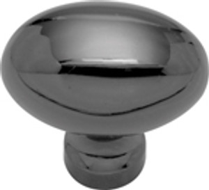 OVAL KNOB, BLACK NICKEL OVAL KNOB, BLACK NICKEL