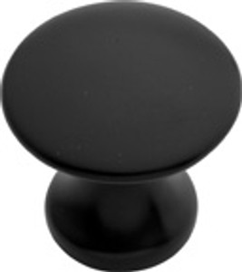 ROUND KNOB, MATTE BLACK ROUND KNOB, MATTE BLACK