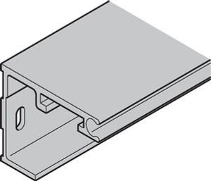 Slido Classic Wall Bracket, aluminum, anodized aluminum finish, 2 meters Slido Classic Wall Bracket, aluminum, anodized aluminum finish, 2 meters