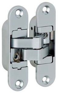 H7 Concealed Hinge, zinc, chrome-plated matt