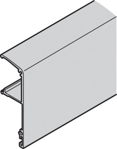 Slido Classic Clip on Fascia, aluminum, anodized finish, 2 meters Slido Classic Clip on Fascia, aluminum, anodized finish, 2 meters