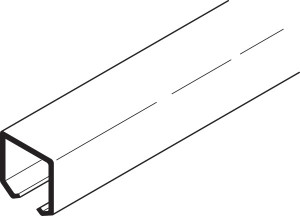 Upper Track for Straightaway 100, 30 x 30mm, steel galvanized, 2.1meters in length Upper Track for Straightaway 100, 30 x 30mm, steel galvanized, 2.1meters in length