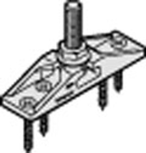 Suspension Plate, with M10 threaded bolt, set nut, and mounting screws Suspension Plate, with M10 threaded bolt, set nut, and mounting screws