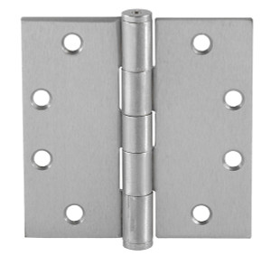 Full Mortise 5-Knuckle Hinge, standard weight, plain bearing, steel, satin chrome Full Mortise 5-Knuckle Hinge, standard weight, plain bearing, steel, satin chrome