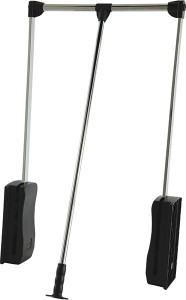 Wardrobe Lift, steel, black, plastic, black, 26" - 35 1/16", 26 lbs load capacity Wardrobe Lift, steel, black, plastic, black, 26" - 35 1/16", 26 lbs load capacity