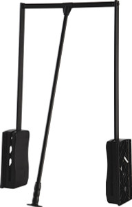 Wardrobe Lift, steel, black, plastic, black, 21 1/4" - 26", 26 lbs load capacity Wardrobe Lift, steel, black, plastic, black, 21 1/4" - 26", 26 lbs load capacity