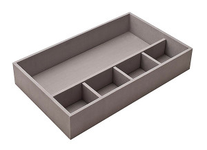 Belt Tray, nylon / felt, gray, 22 15/16" X 14" X 4"
