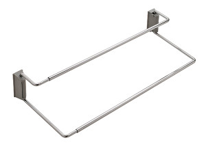 Shoe Rack, steel, chrome-plated, plastic, silver, 460-750mm